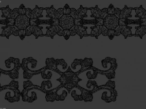 classic decor ornament v-02 3D Model