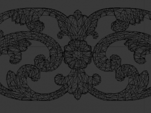 classic decor ornament v-02 3D-Modell