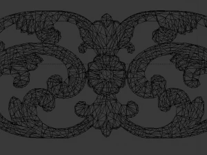 classic decor ornament v-02 3D Model
