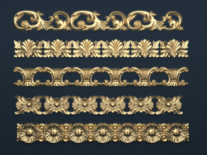 classic decor ornament v-03 3D-Modell