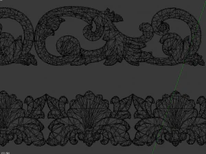 classic decor ornament v-03 3D Model