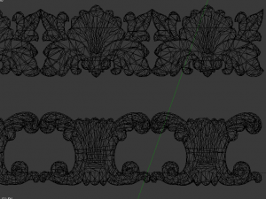 classic decor ornament v-03 Model 3D