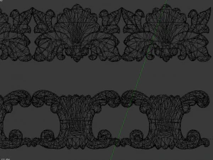 classic decor ornament v-03 3D Model