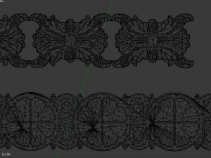 classic decor ornament v-03 Model 3D