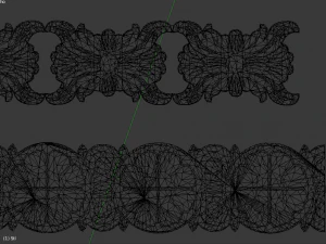 classic decor ornament v-03 3D Model
