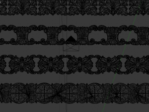 classic decor ornament v-03 Model 3D