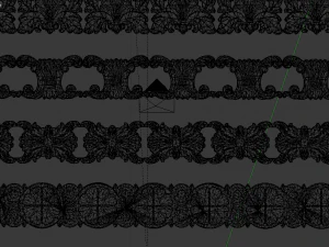 classic decor ornament v-03 3D Model