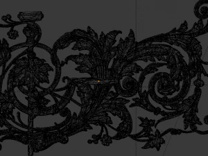 classic decor ornament v-04 3D Model