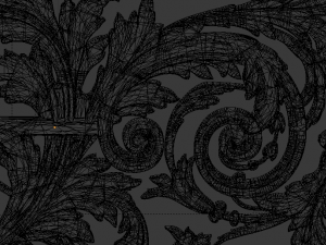 classic decor ornament v-04 Modello 3D