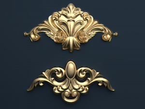 classic decor ornament v-05 3D-Modell