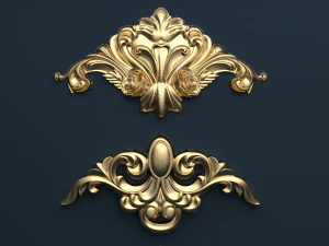 classic decor ornament v-05 3D Model