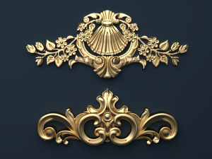 classic decor ornament v-05 3D-Modell
