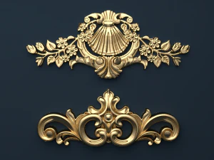 classic decor ornament v-05 3D Model