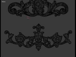 classic decor ornament v-05 3D-Modell