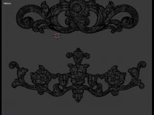 classic decor ornament v-05 3D Model