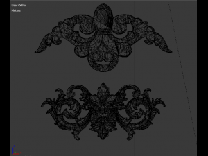 classic decor ornament v-05 3D-Modell