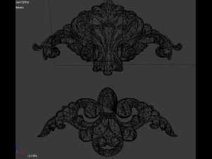 classic decor ornament v-05 3D Model