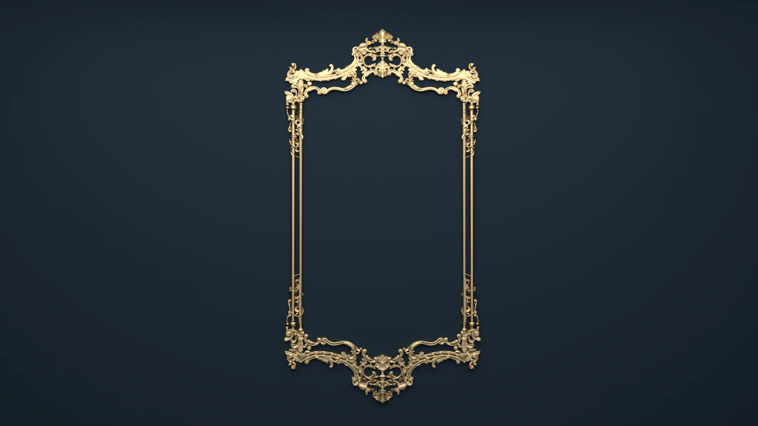 classic decor ornament v-06 3D Model .c4d .max .obj .3ds .fbx .stl .blend