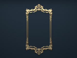classic decor ornament v-06 3D Model