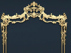 classic decor ornament v-06 3D Model