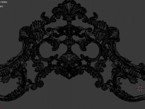 classic decor ornament v-06 3Dモデル