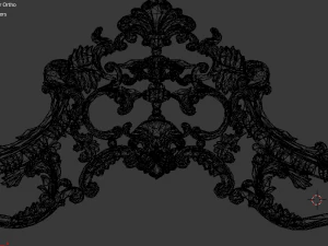 classic decor ornament v-06 3D Model
