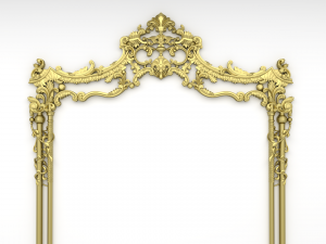 classic decor ornament v-06 3Dモデル