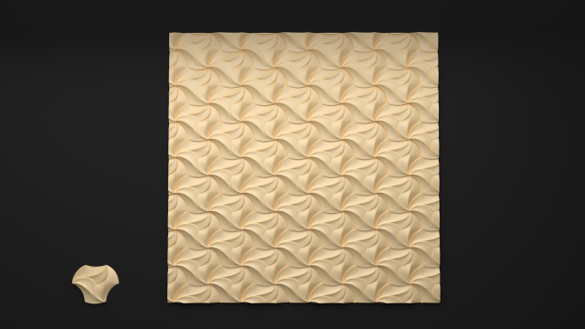 wall panel 01 3D Model .c4d .max .obj .3ds .fbx .stl .blend 