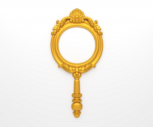 frame mirror 01 Modello 3D .c4d .max .obj .3ds .fbx .stl .blend 