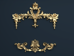 classic decor ornament v-07 3D Model