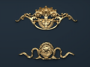 classic decor ornament v-07 3D Model
