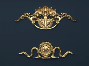 classic decor ornament v-07 3D Model