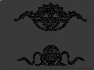 classic decor ornament v-07 3D Model