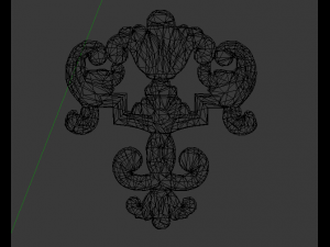 classic decor ornament v-07 3D Model