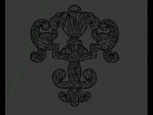 classic decor ornament v-07 3D Model