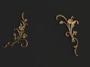 classic decor ornament v-08 3D Model