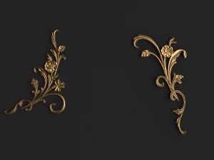 classic decor ornament v-08 3D Model