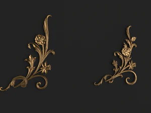 classic decor ornament v-08 3D Model
