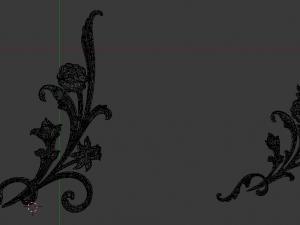 classic decor ornament v-08 3D Model