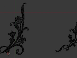 classic decor ornament v-08 3D Model