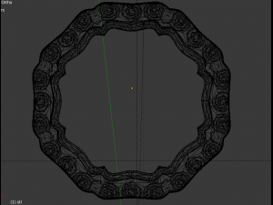 frame mirror 02 Modèle 3D
