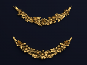 classic decor ornament v-09 Modèle 3D