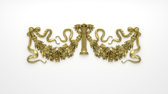 classic decor ornament v-10 3D 모델 .c4d .max .obj .3ds .fbx .stl .blend 