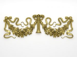 classic decor ornament v-10 3D 모델