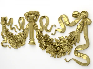 classic decor ornament v-10 3D Model