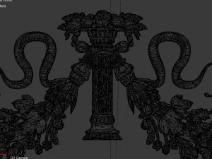 classic decor ornament v-10 3D Model