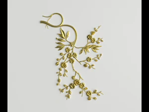 ornamento decorativo classico v-12 Modello 3D