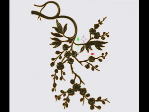classic decor ornament v-12 3D Model