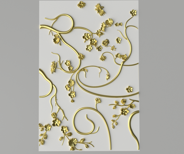 classic decor ornament v-13 Modelo 3D .c4d .max .obj .3ds .fbx .stl .blend 