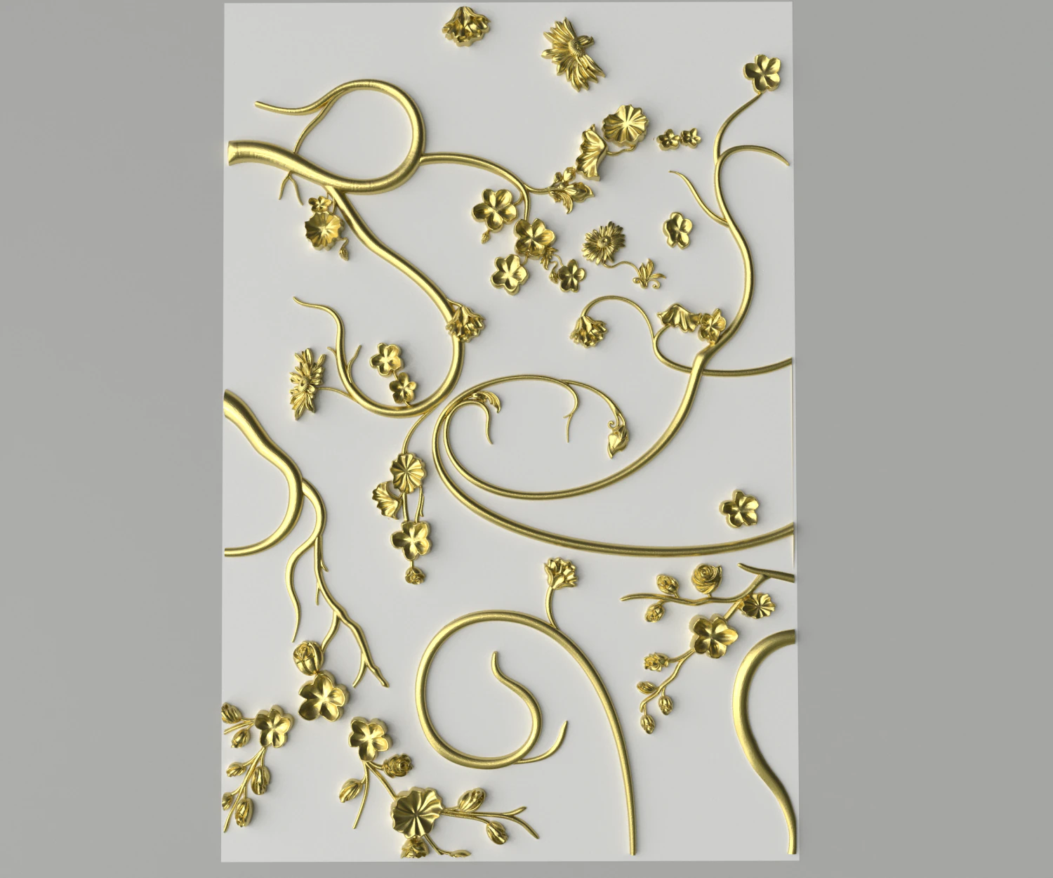 classic decor ornament v-13 3D Model .c4d .max .obj .3ds .fbx .stl .blend